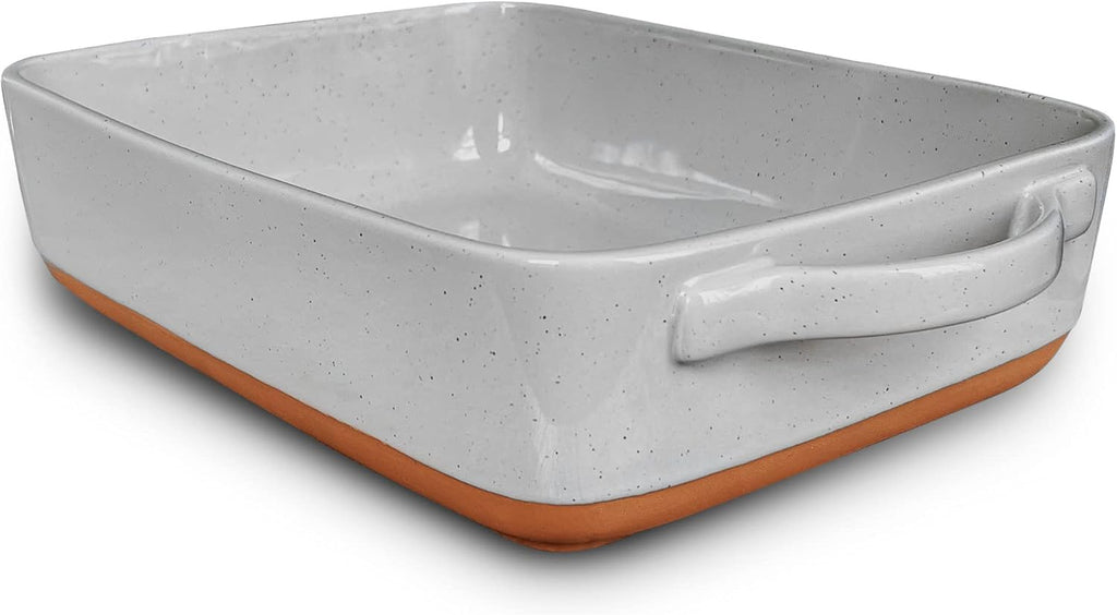Mora 9x13in Deep Porcelain Baking Dish - Oven Safe & Freezer Friendly | Perfect for Family Meals
