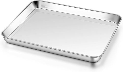 Homikit Quarter Sheet Pan - 9x13 Inches Stainless Steel Baking Sheet | Non-Stick, Dishwasher Safe, Rust-Free