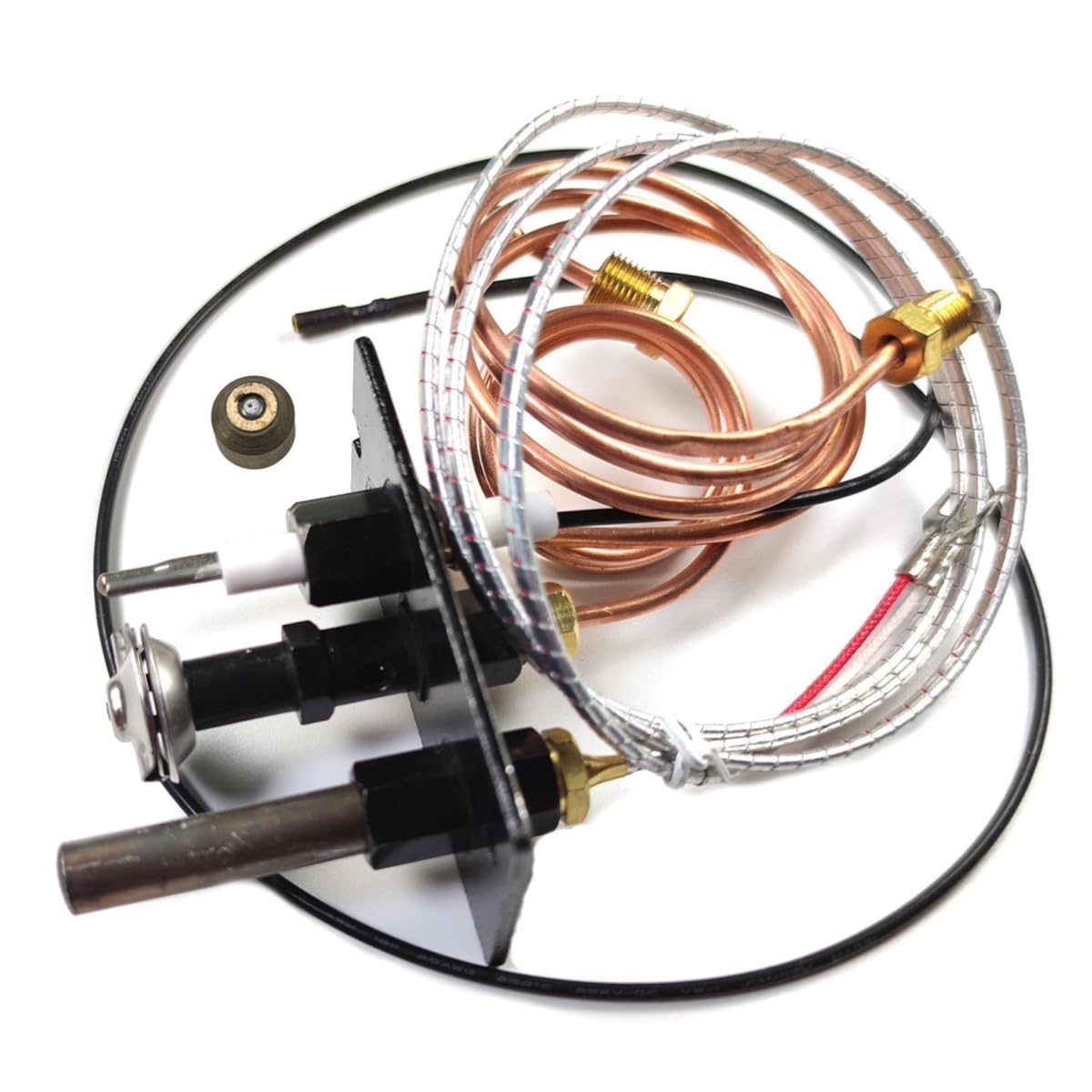 10002264 Pilot Assembly NG/LPG Fireplace Replacement of HHT Majestic & VC NG/LPG Pilot Assembly for Fireplaces, Fryer with 750mV Thermopile