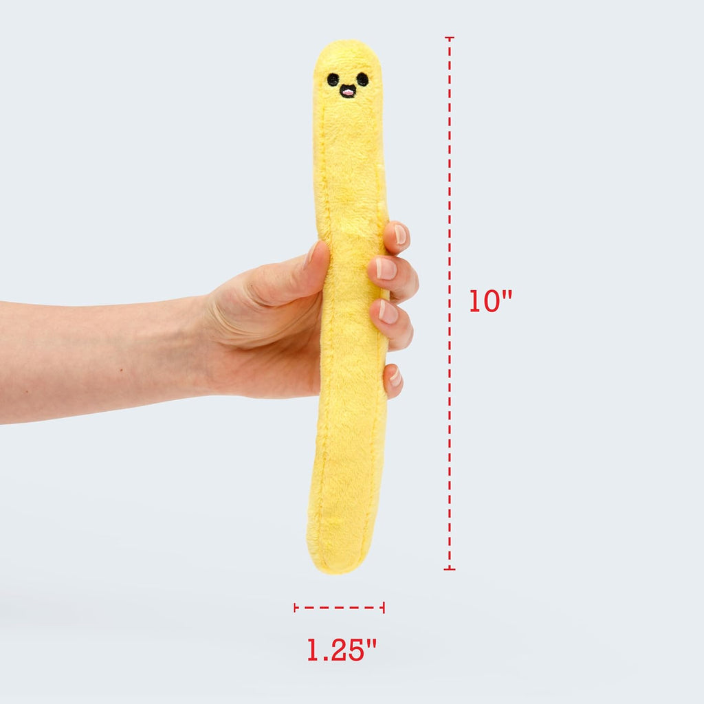 Relatable Emotional Support Fries | Cuddly Plushies Set with 5 Toys & Carrying Basket - Perfect Gift for All Ages