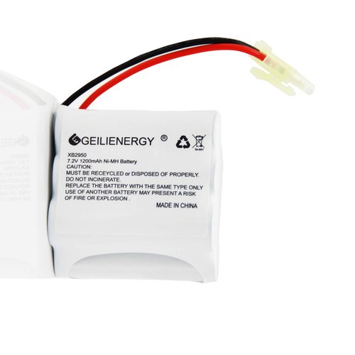 GEILIENERGY XB2950 Battery Pack 7.2V 1200mAh Battery Compatible with Shark XB2950 V2950 V2950A V2945Z V2945 Floor & Carpet Sweeper(1 Pack)