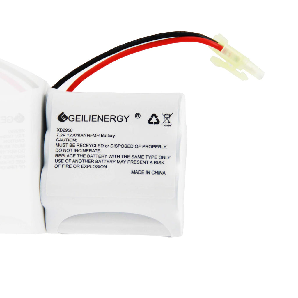 GLEPOWEER 7.2V 1200mAh Battery Compatible with Shark XB2950 V2950 V2950A V2945Z V2945 Floor & Carpet Sweeper (1 Pack XB2950)