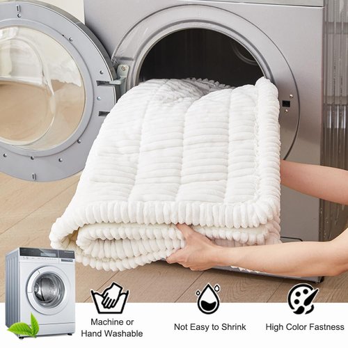 Awjcsv Couch Cover for Dogs Washable, Fuzzy Pet Couch Covers for 3 Cushion Sofa Pet Friendly, Non Slip Sofa Cover (White, 23.6" x 47"/60 x 120cm)