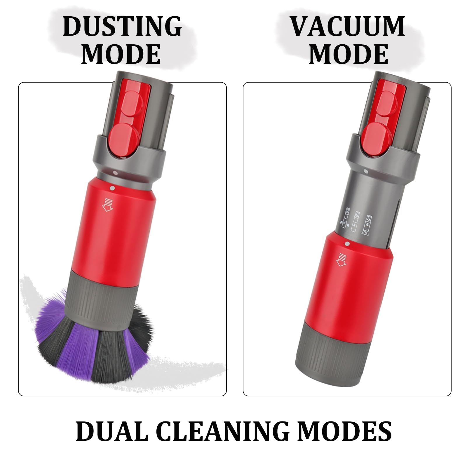 Traceless Dusting Brush Attachment for Dyson Gen5 V15 V15s V12 V11 V10 V9 V8 V7 Outsize Cordless Vacuum Cleaner,Ultra Soft Ideal for Delicate Wooden Surfaces