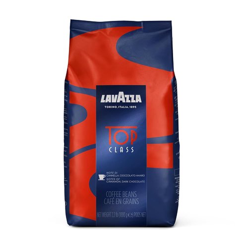 Lavazza Top Class Whole Bean Coffee - Medium Espresso Roast, 2.2LB | Pack of 6 Bags
