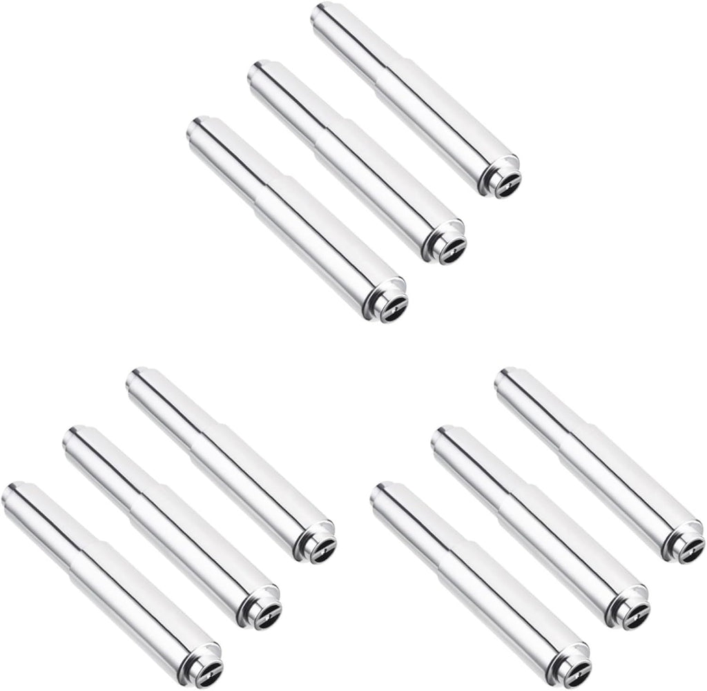 Uonlytech Adjustable Toilet Paper Holder - Spring Loaded Zinc Alloy Rod | Fits Most Bathroom Rolls, 6.49 Inch