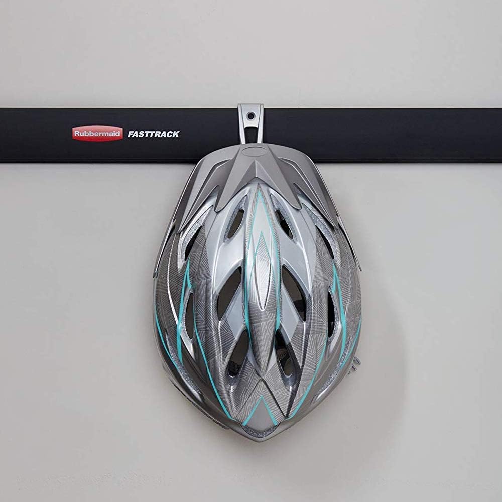 Rubbermaid Garage Hook Organizers - Universal Metallic FastTrack Design | 2 Pack for Efficient Storage