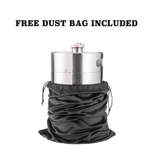 TMCRAFT 270OZ Stainless Steel Mini Keg, Portable beer growler with Exhaust Valve Designed Cap to Keep Beverage Fresh