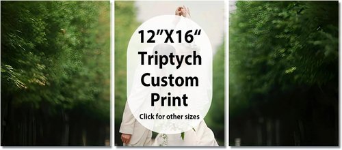Custom Canvas Prints - Personalized Triptych Poster Set (Unframed 12x16) | Unique Wall Art for Home Decor