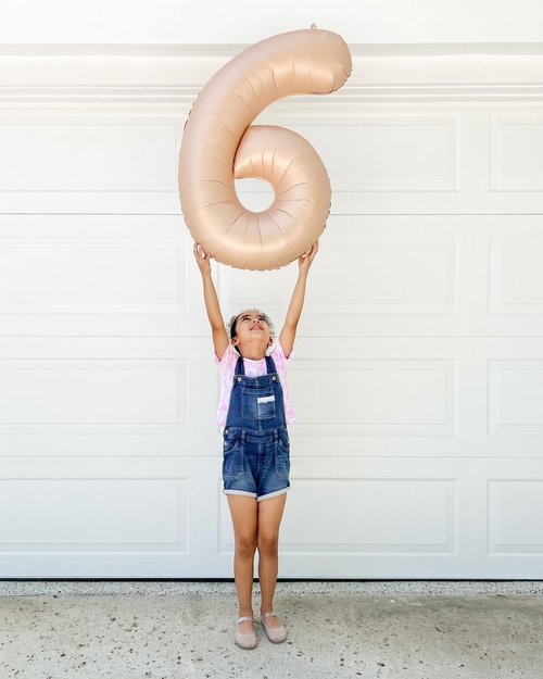 Light Brown Number Balloon - 40 Inch Tan 0 Balloon | Beige Birthday Decorations for All Ages