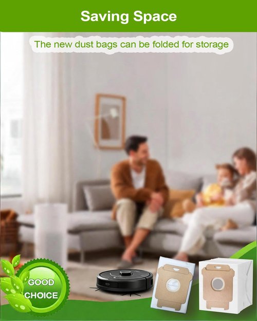 ApexOne 24 Pack Vacuum Bags for iRobot Roomba 104 Combo, 105 Combo, 105 Vac, Plus 405 (G185) (G181) Combo, Max 705 Vac, Max 705 Combo, Plus 504 Vac, Plus 505 Combo, Q0520, i, j, s Series Robot Vacuum