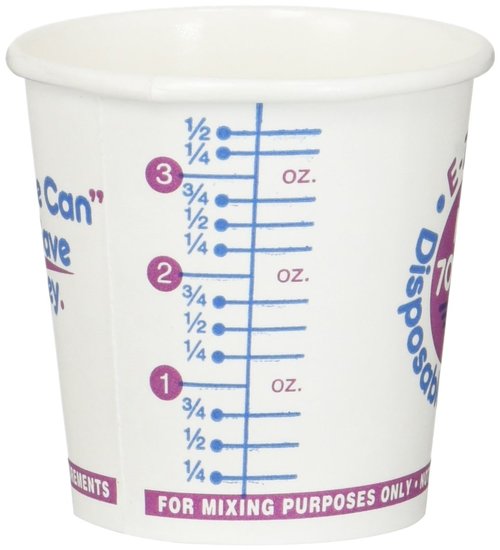 E-Z Mix EZX70004 Disposable Paper Mixing Cup (s - 1/4 Pint Cups 400), White