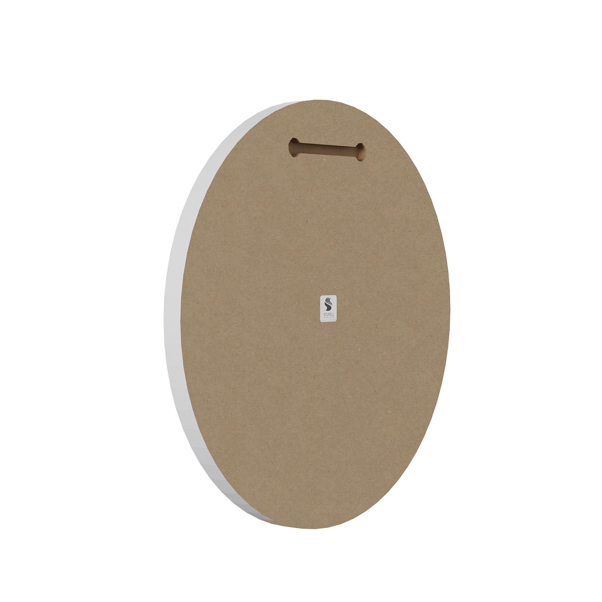 Stupell Industries Fresh & Clean Bathroom Sign Vintage Soap and Water Circular Wall Plaque, 12" Diameter, Black
