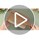 Santa Claus Christmas Kitchen Gift Set with Cutting Boards Towels & Utensils - 6 Sets