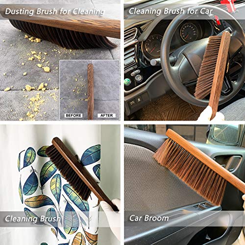 Soft Bristle Hand Broom Cleaning Brush with Wooden Handle
