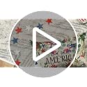 Patriotic 4th of July Throw Pillow Cover - 12x20 Inch God Bless America Decor