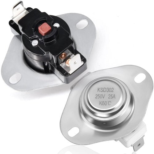 Adviace 80599 Low-Temp & 80601 High Temp Limit Switch for Vogelzang VG5790, VG5770, USSC/US Stove Bay Front 5660 and Ashley AP5660, AP5660L, AP5710 Pellet Stoves, Thermodisc Safety Sensor Snap Disc.