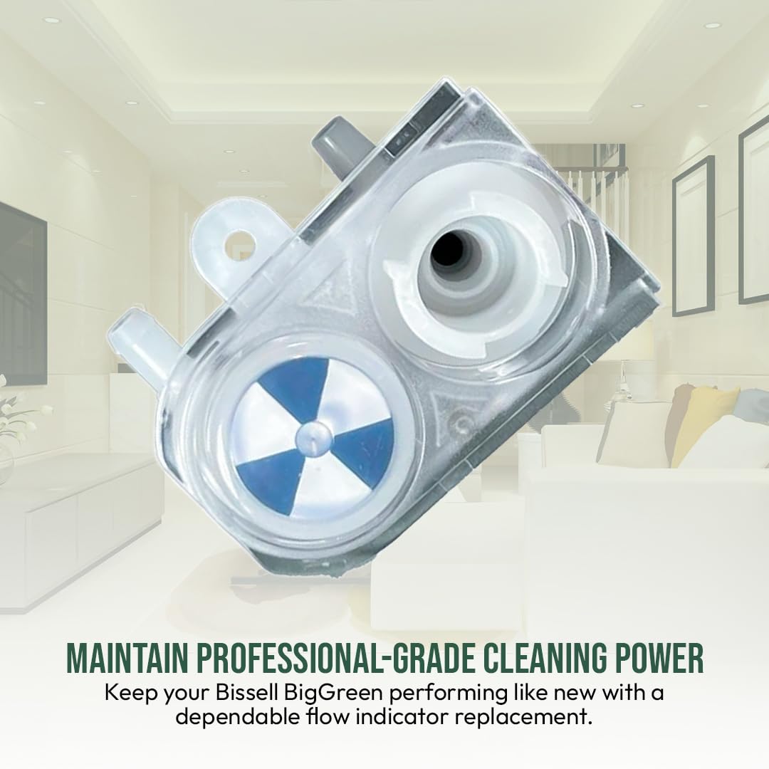 Selgo Replacement Flow Indicator for Bissell BigGreen Commercial Carpet Cleaners – Fits BG10, BG10N2, 86T3 Models