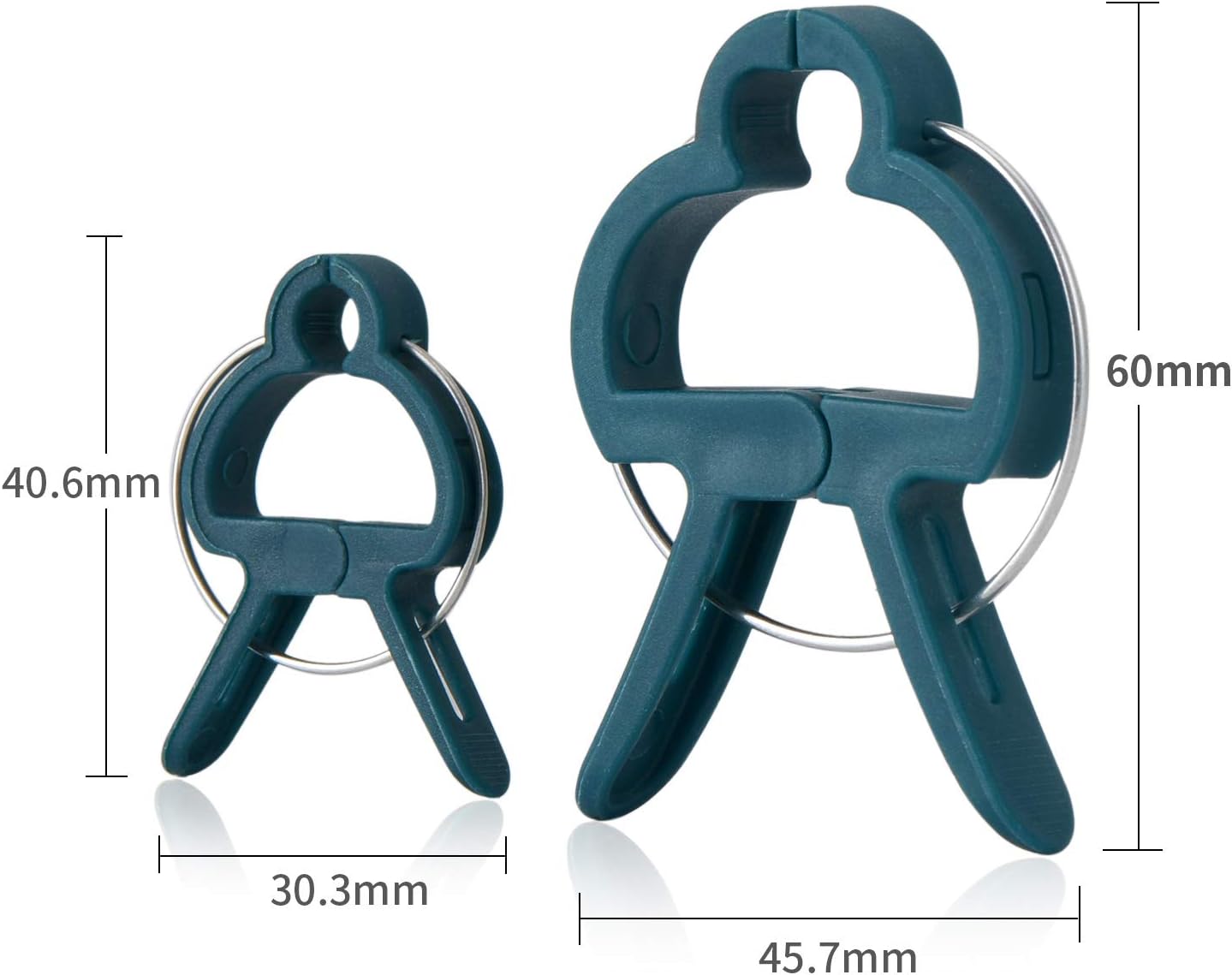 PERSZEN Plant Clips - 60PCS Reusable Garden Supports for Flowers, Vines & Vegetables | 2 Sizes