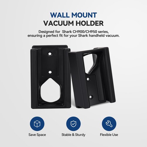 BROQIXIN Wall Mount Vacuum Holder Compatible with Shark Handheld Vacuum Models CH900WM, CH951, CH951C CH901, CH950