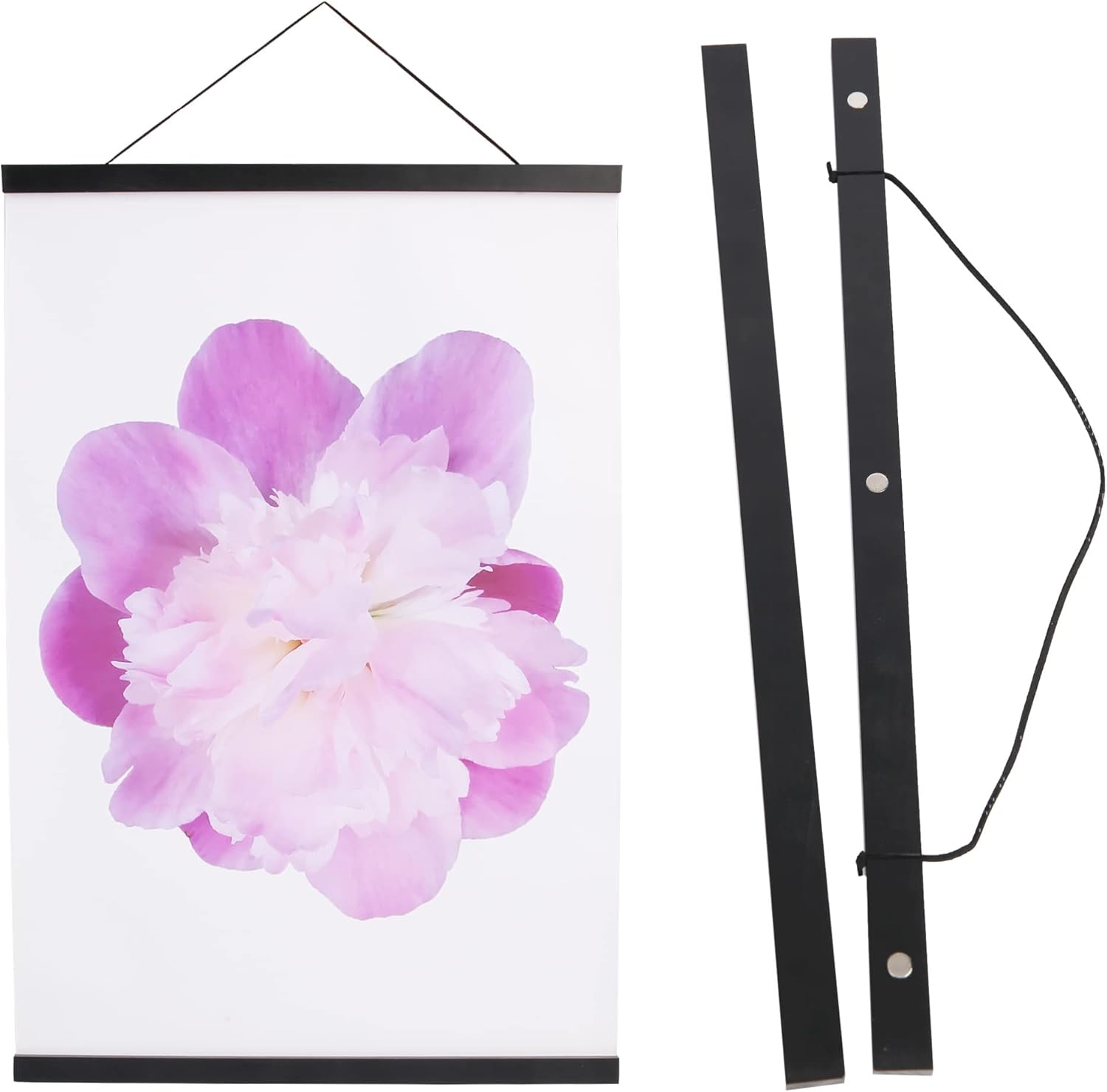 Aynoo Magnetic Poster Hanger Frame - 20 Inch Picture Frame Hanger in Black | Versatile Sizes 20x30, 20x28, 20x36, 20x24