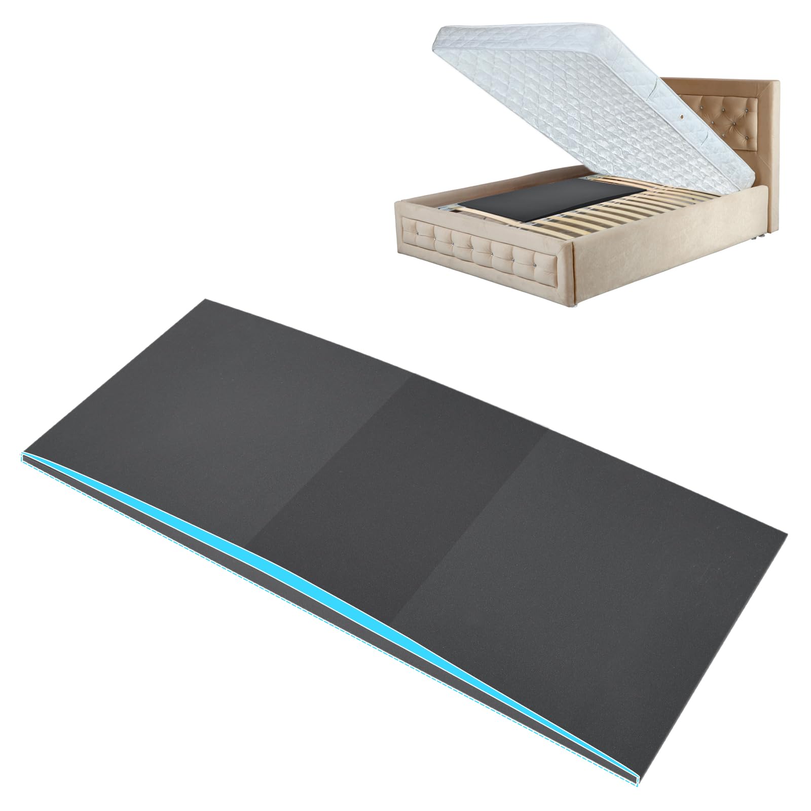 TANYOO Sagging Mattress Support Fix Sinking Beds High Density Foam Insert Pad for Sagging Bed Repair and Extends Life 60 x 25 x 2 Inches
