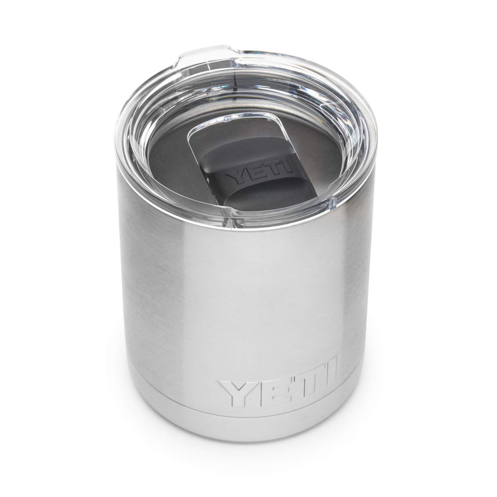 YETI Rambler 10 oz Lowball, Vacuum Insulated, Stainless Steel with MagSlider Lid, Stainless