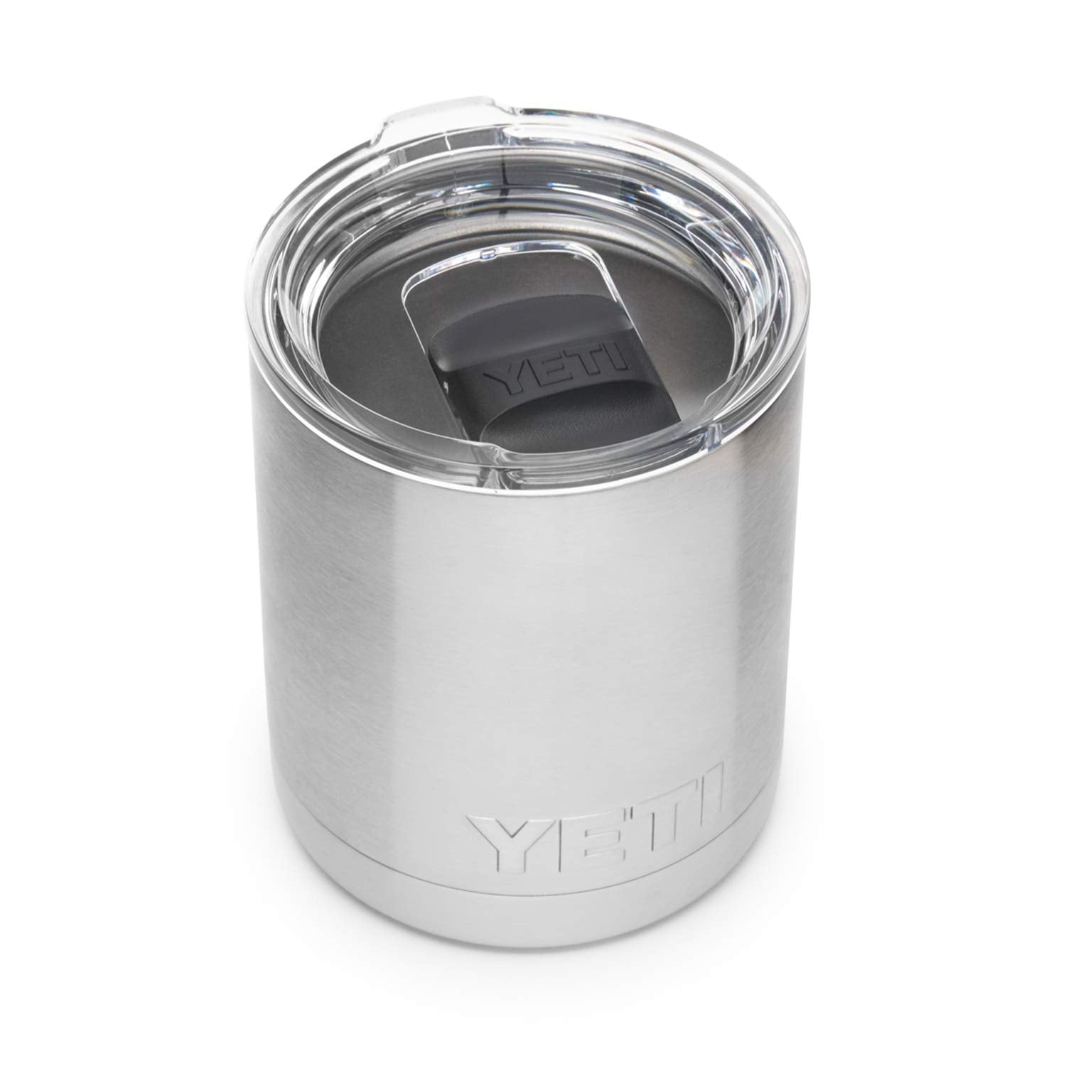 YETI Rambler 10 oz Lowball, Vacuum Insulated, Stainless Steel with MagSlider Lid, Stainless