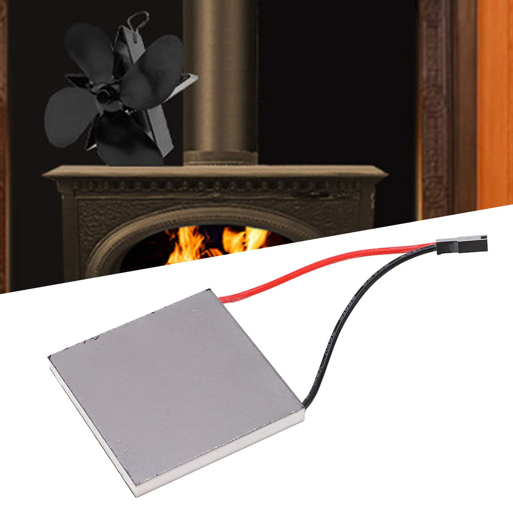 Fayelume Thermoelectric Generator, Wood Stove Fan Heat Powered, 227℃ Graphite Fireplace Fan Generator Sheet for Burning Stoves Fans