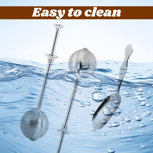 3pcs Powdered Sugar Shaker Duster Flour Dispenser Shaker Stainless Steel Wand Sugar Shakers Duster Teas Fine Mesh Tea Ball (COLOR:silver)