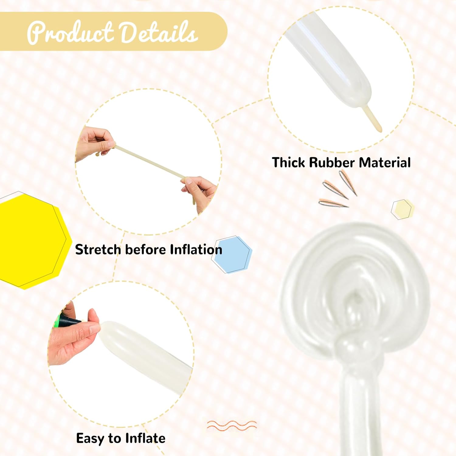 260 Clear Balloons by [Brand Name] - Long Skinny Balloons for Twisting & Balloon Arches | Perfect for Parties & Weddings