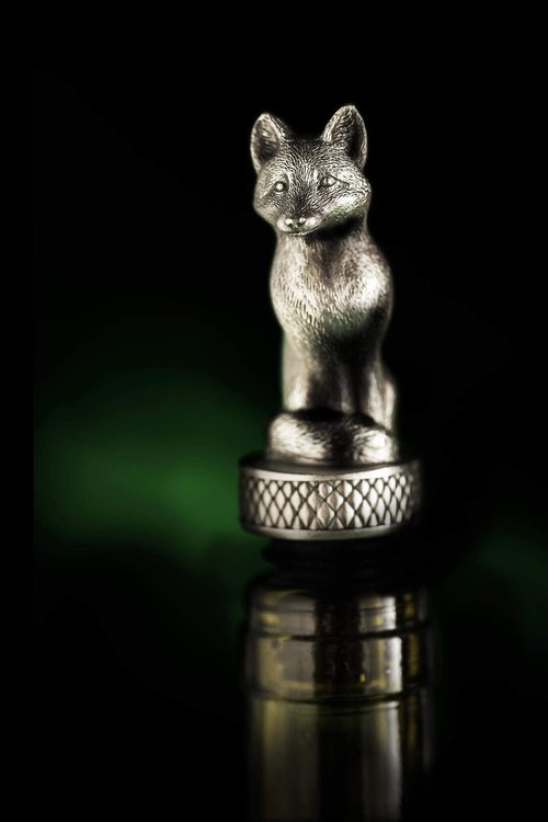 Royal Selangor Hand Finished Woodland Collection Pewter Fox Wine Stopper Gift