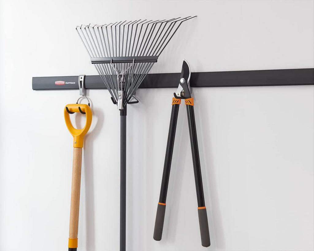 Rubbermaid FastTrack Compact Hook - Soft Grip Garage Organizer for Cords, Ropes & Small Hoses