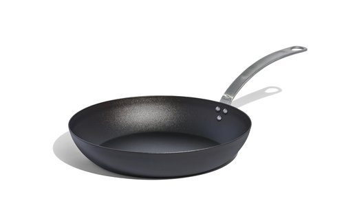 Made In Cookware - Seasoned 12" Blue Carbon Steel Frying Pan - (Like Cast Iron, but Better) - Professional Cookware - Crafted in Sweden - Induction Compatible
