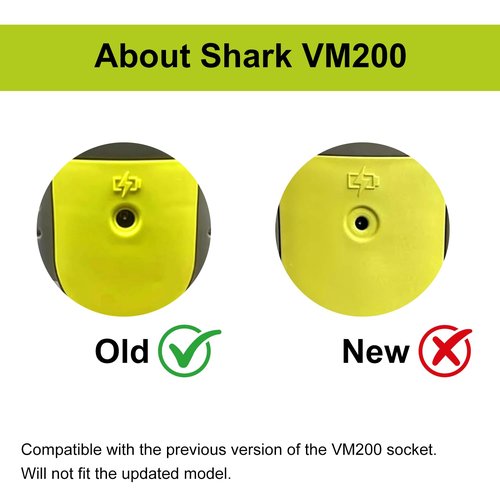 Charger Replacement for Shark VACMOP VM200(Old Version Only) VC200 VM200C UM200 UM205 VC205 VM20026 VACMOP Series 10.8V Li-ion Battery Pro Cordless Hard Floor Vacuum Mop Charing Cord 6Ft
