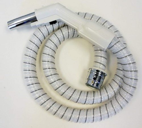 Replacement Hose for Electrolux Super J Hose with Pistol Grip and Rocker Switch with Machine End Fitting (Grey/White)