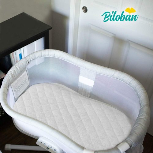 Halo - Bassinet Mattress Pad Cover | Waterproof Quilted, Ultra Soft, Breathable - 2 Pack