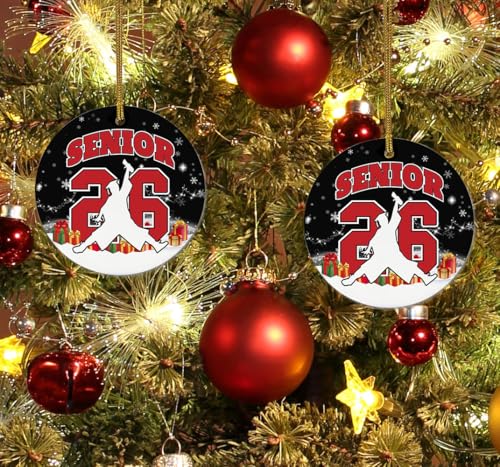 Class of 2026 Ceramic Christmas Ornament - Graduation Gift