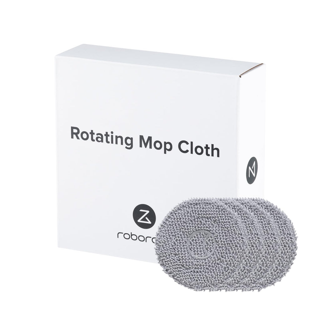 roborock 4 Pack Microfiber Mop Cloths Qrevo Curv, Qrevo Curv S5X, Qrevo Edge Robot Vacuum, Mop Pad Replacement Accessories