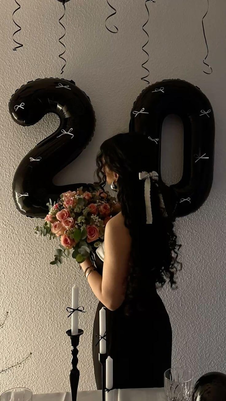 Skiennix 40 Inch Black Number 14 Foil Balloon - Perfect for Birthday, Wedding & Engagement Celebrations
