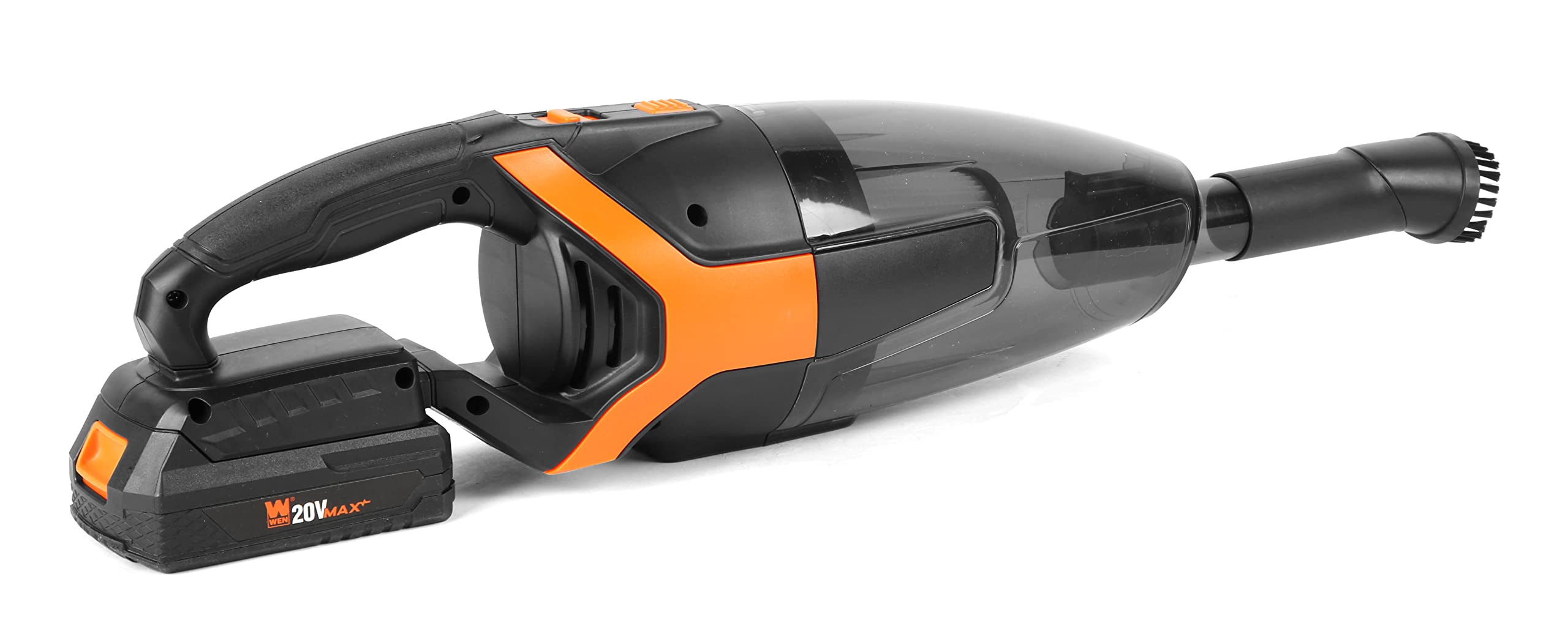 Wen Cordless Vacuum Cleaner, Handheld with 20V Max 2.0 Ah Lithium-Ion Battery and Charger (20861)