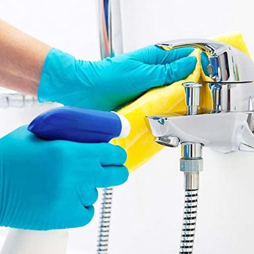 Jointown Basic Medical Blue Nitrile Exam Gloves - Latex-Free & Powder-Free - NGPF7001(Case of 1,000), Small