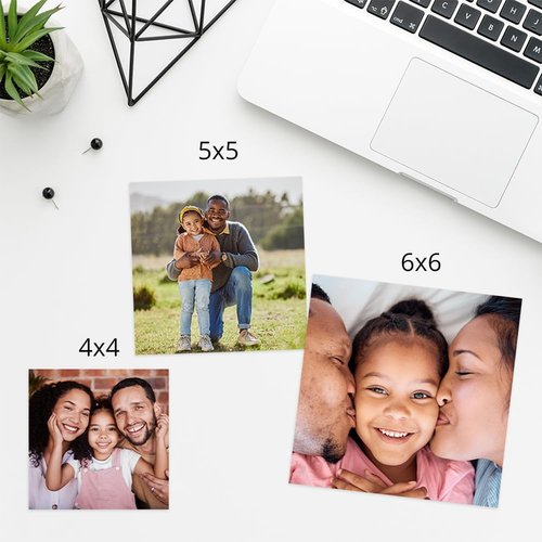 5x5 Square Photo Prints by [Brand Name] - Glossy Finish | Set of 10 High-Quality Prints