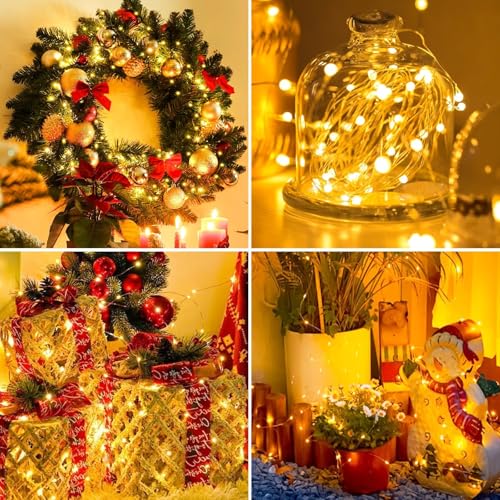 Battery Operated 6 Pack Fairy Lights - 20 LED Twinkle Lights, 7ft