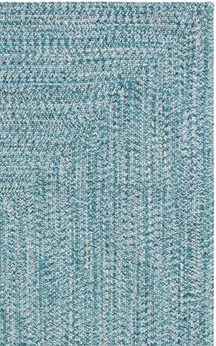 SAFAVIEH Washable Rug Outdoor Braided Collection - 2' x 3', Teal & Green, Handmade & Reversible, Non-Shedding & Easy to Clean, Ideal for Entryway, Patio, Kitchen, Mudroom, Front Door (BRA201K)