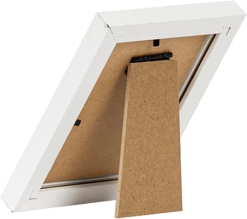 JCJMY 3x4 Black Picture Frame - Shatter Resistant Plexiglass for Tabletop or Wall Display