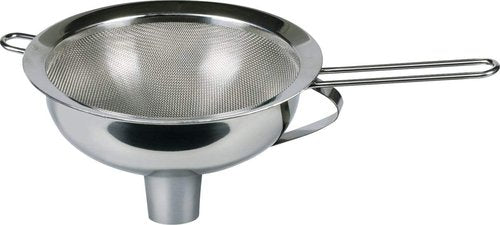 iSi Funnel & Sieve - Stainless Steel Combination Set with 700ml Capacity - Universal Fit, Compatible with Cream Whippers, Canning Jars, Bottles - Dishwasher Safe, Professional Kitchen Accessories