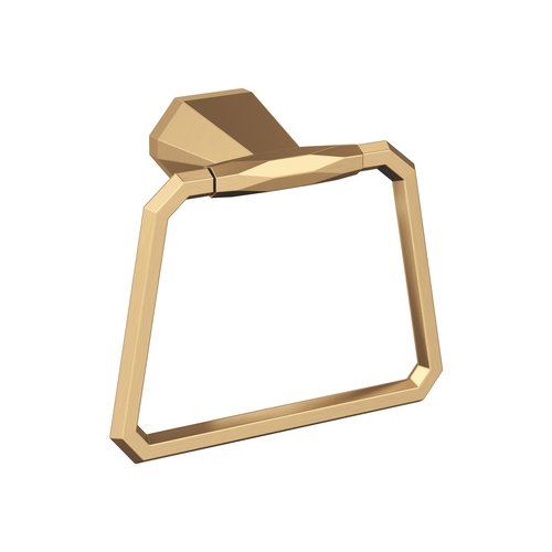 Amerock BH36042 St. Vincent 5-9/16" Wall Mounted Towel Ring - Champagne Bronze