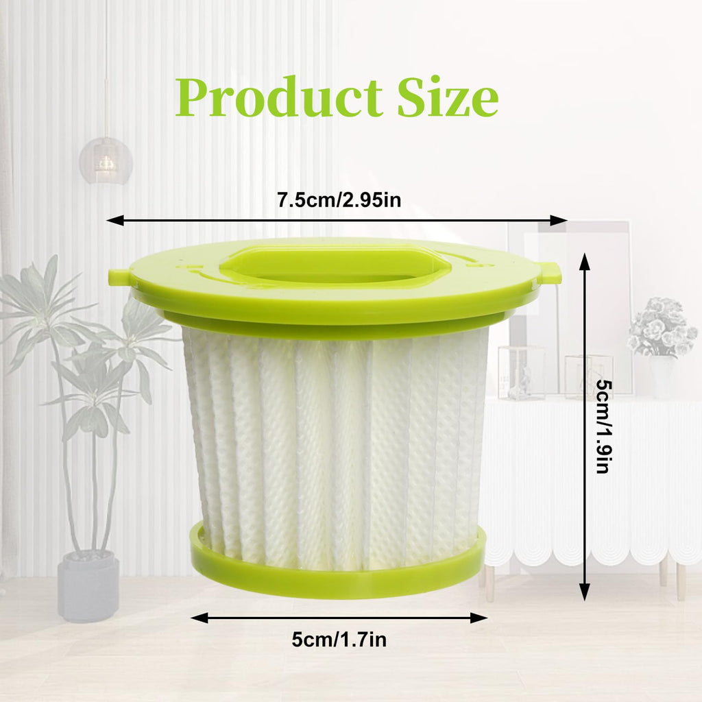 Replacement Filter Compatible with Ryobi ONE+ 18V Handheld Vacuum Models PCL700 PCL704 PCL705 Part # A32F05N A32HF00 Reusable Filter Set (4 Pack)