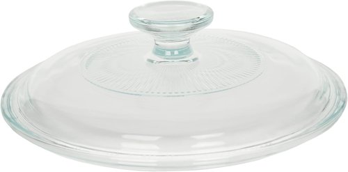 CorningWare Round Casserole Dish - 1.5qt French White with Fluted Glass Lid | Versatile Cookware